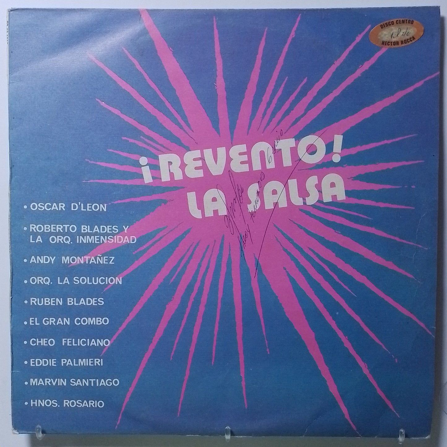 lp revento la salsa roberto blades andy montañez cheo feliciano varios made peru 1985 salsa
