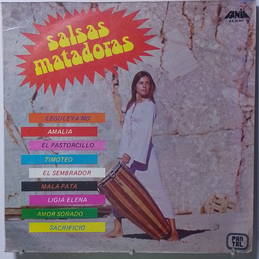 lp Salsas Matadoras Hector Lavoe Richie Ray Y Bobby Cruz Willie Colon Y Ruben Blades varios made peru 1983 salsa