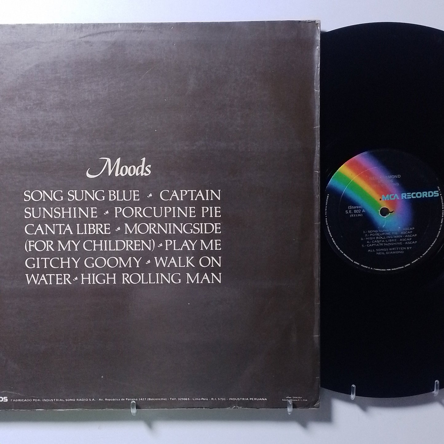 lp neil diamond moods made peru 1972 pop rock