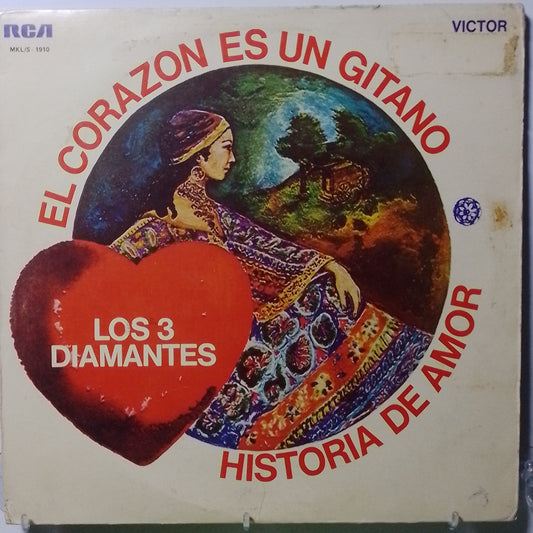 lp los 3 diamantes el corazon es un gitano historia de amor made peru 1971 latin bolero