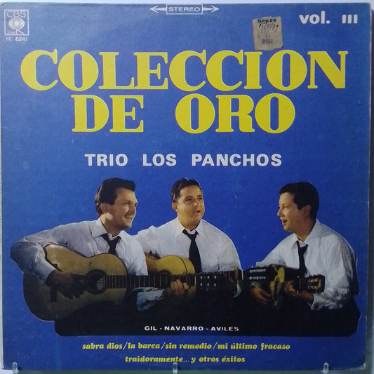 lp Trio Los Panchos Coleccion De Oro Vol 3 made peru 1966 latin bolero