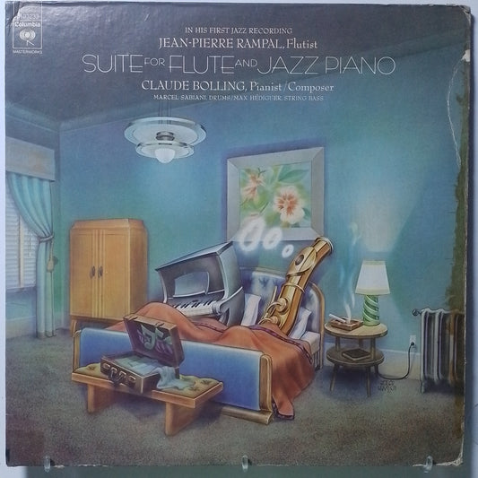 lp jean pierre rampal claude bolling suite for flute and jazz piano made usa 1975 jazz