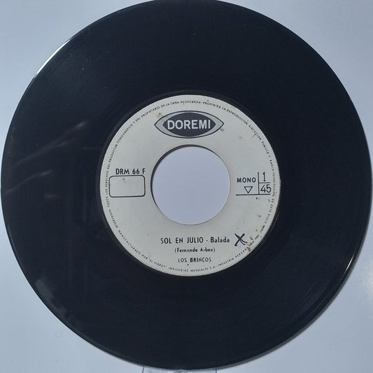 single 7" Los Brincos Sol en Julio / Ananai made peru 1968 pop rock español