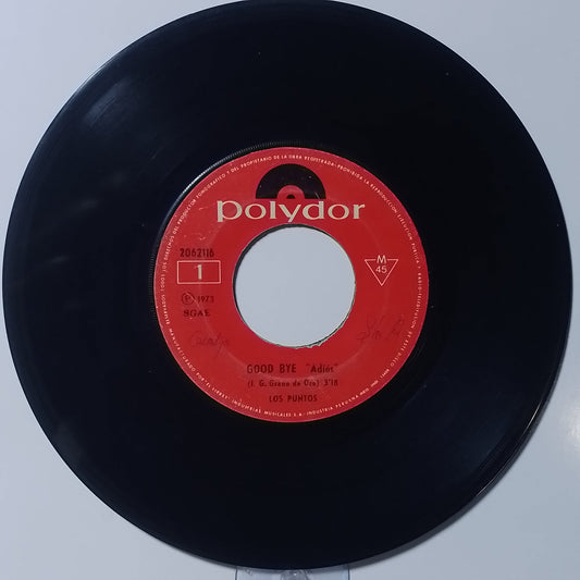 single 7" Los Puntos Good Bye / Ahora Si Ahora No made peru 1973 pop rock español