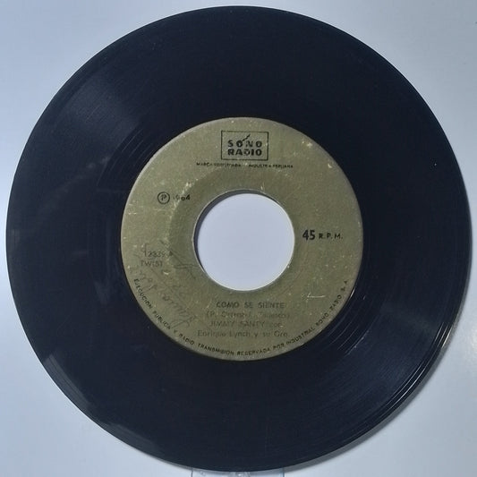 single 7" Jimmy Santy Como Se Siente / Cuando Vengas made Peru 1964 rock latin