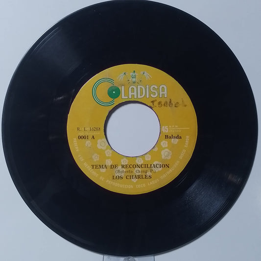 single 7" Los Charles de Huaral Tema de Reconciliacion / El Camaron made Peru 1973 cumbia