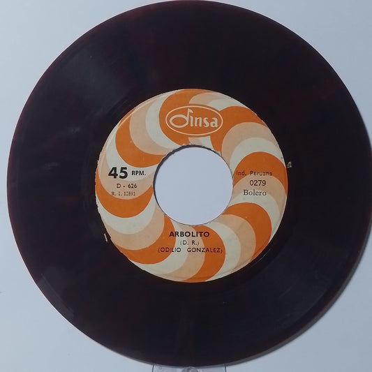 single 7" Odilio Gonzalez Celos de Rabia y Rencor / Arbolito made peru 1970 bolero latin