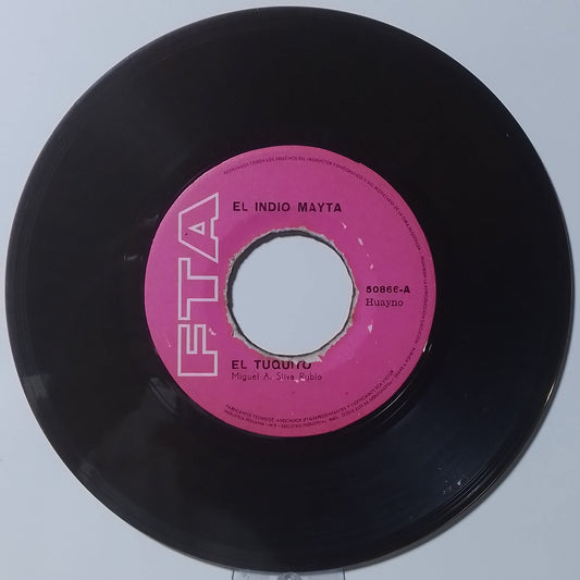 single 7" El Indio Mayta y sus Huiracochas El Tuquito / El Limonero made Peru 1972 huayno folk