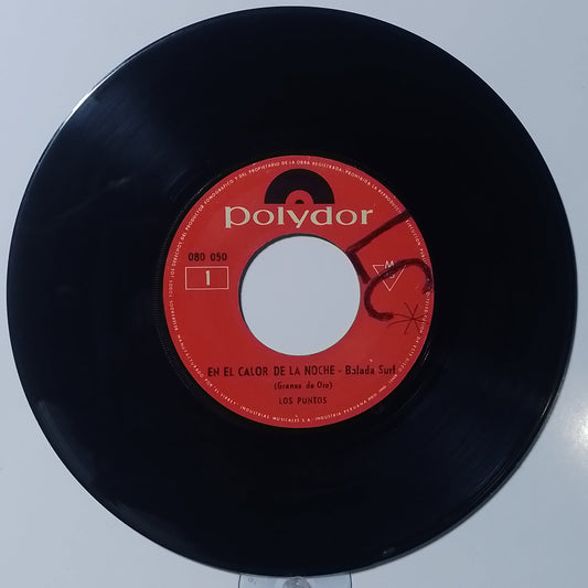 single 7" Los Puntos En el Calor de la Noche / Hare una Cancion para Ella made peru 1969 latin pop