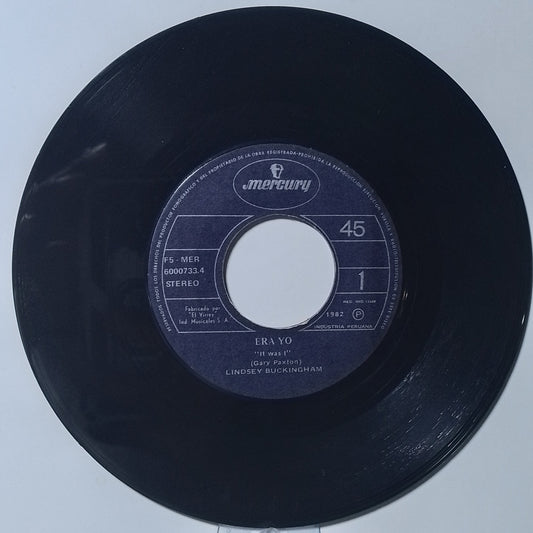 single 7" Lindsey Buckingham It Was I / Thats How We Do It In LA made peru 1981 pop rock