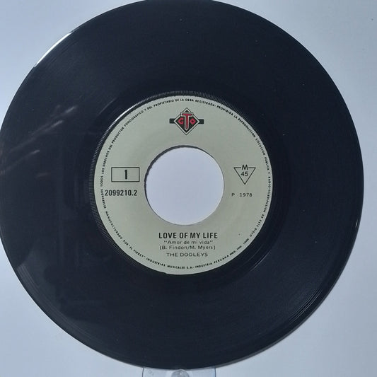 single 7" The Dooleys Love of My Life / Only You Can Get Me By made peru 1977 pop