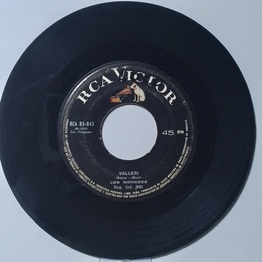 single 7" The Monkees Valleri / Tapioca Tundra made peru 1968 psicodelico rock