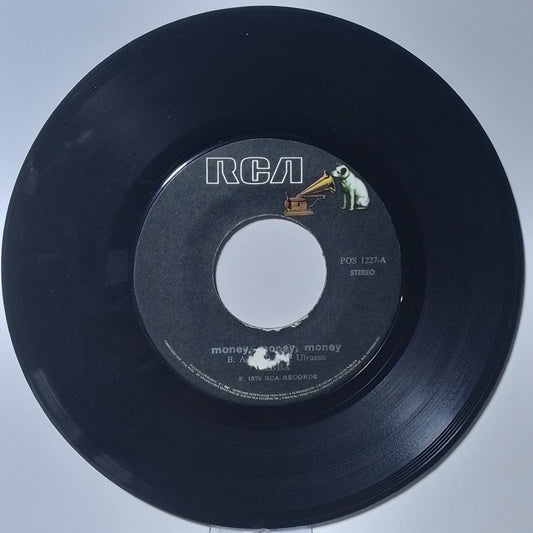 single 7" ABBA Money Money Money / Crazy World made peru 1976 pop