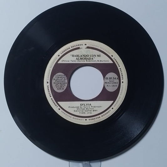 single 7" Sylvia Pillow Talk / My Thing made peru 1973 soul