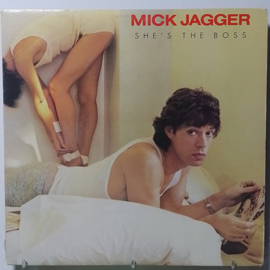 lp Mick Jagger She's The Boss made usa 1985 promocional con insert rock