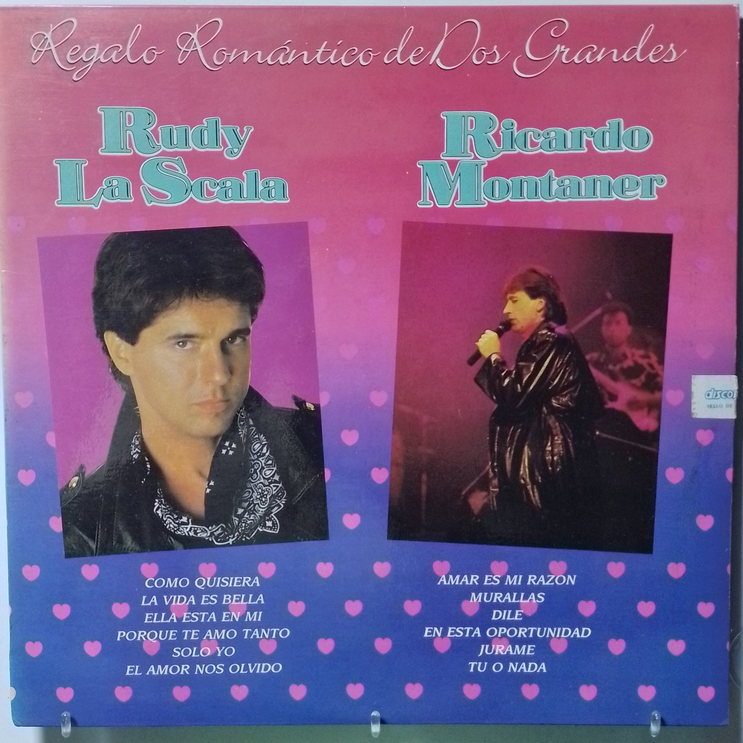 lp Rudy La Scala Ricardo Montaner Regalo Romantico De Dos Grandes made venezuela 1992 latin pop