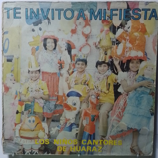 lp los niños cantores de huaraz te invito a mi fiesta made peru 1982 infantil