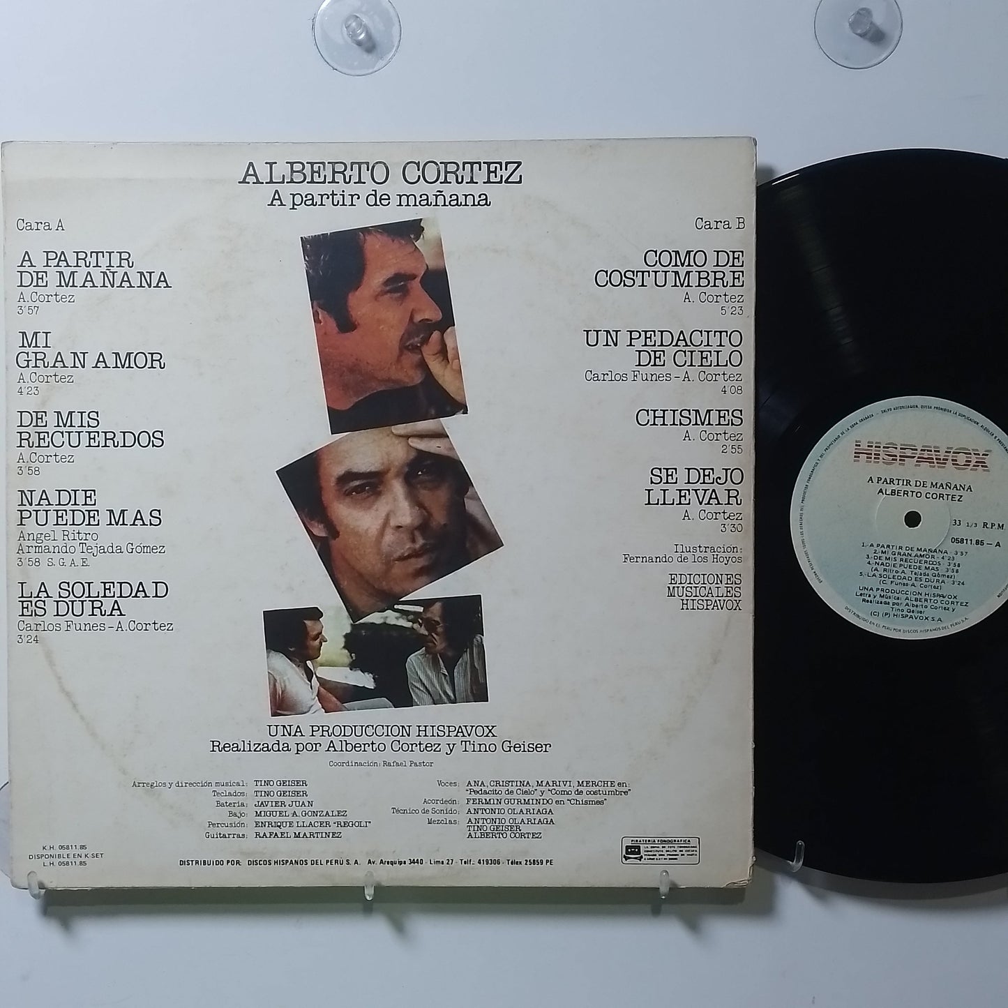 lp Alberto Cortez A Partir De Mañana made peru 1979 latin balada