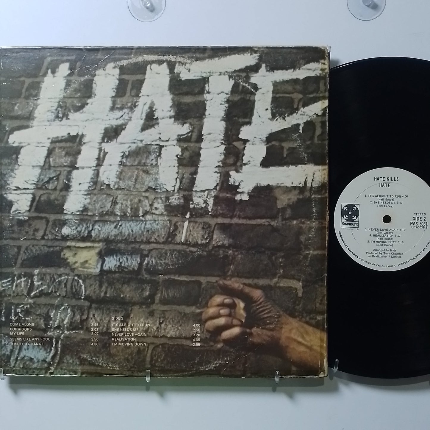 lp Hate Hate Kills made usa 1970 gatefold pop rock