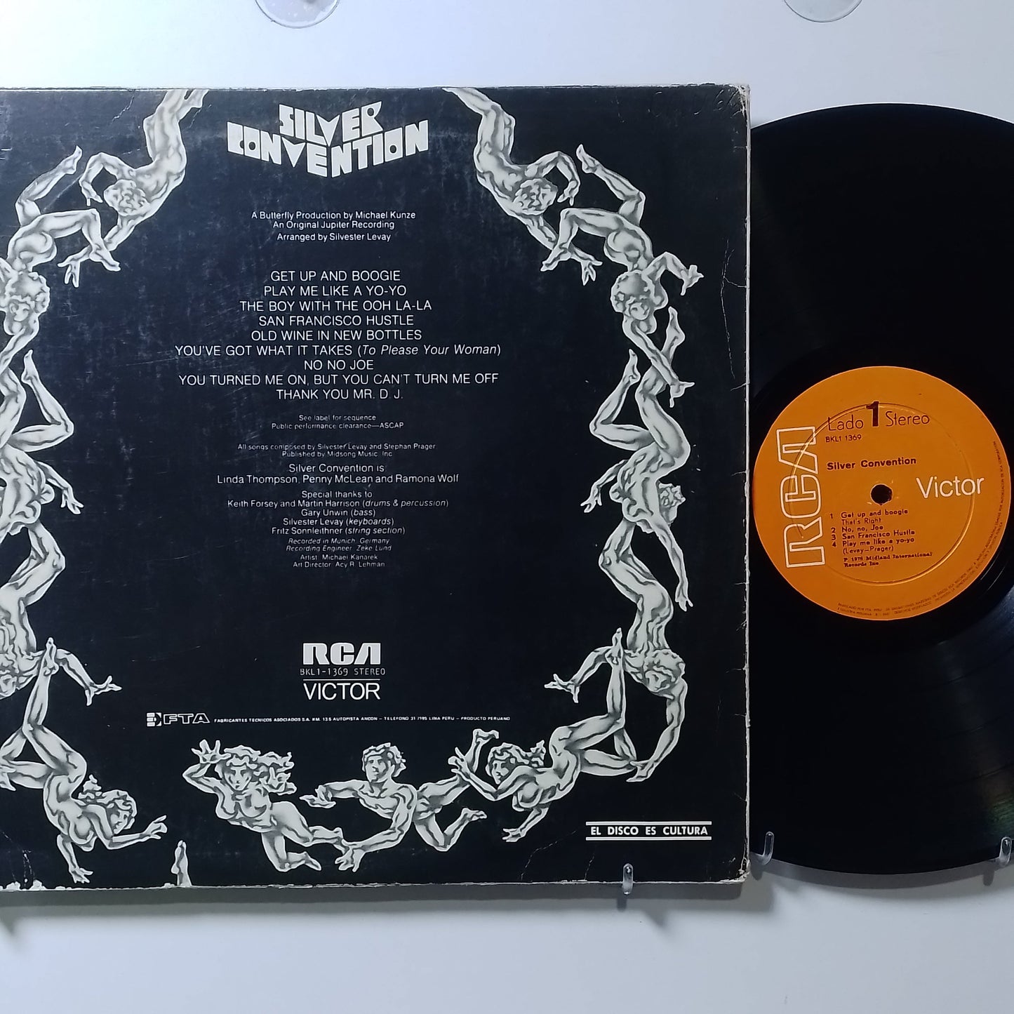 lp Silver Convention Get Up And Boogie made peru 1978 funk disco