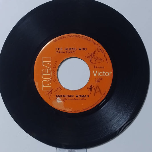 single 7" The Guess Who American Woman / No Sugar Tonight made peru 1970 rock