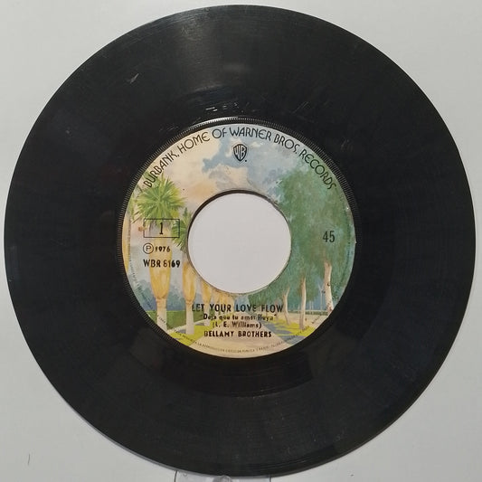 single 7" Bellamy Brothers Let Your Love Flow / Inside Of My Guitar made peru 1976 country pop