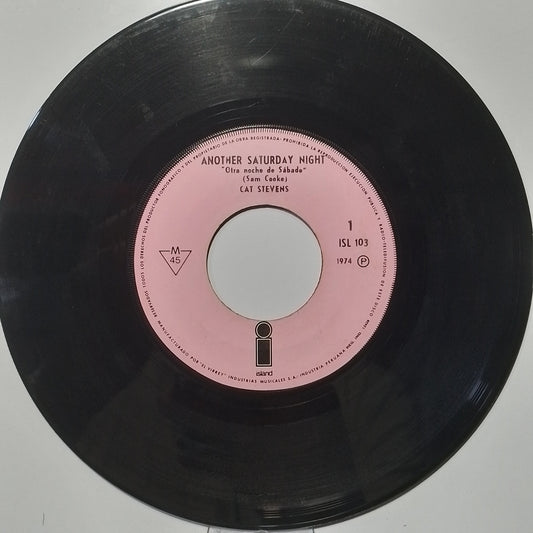 single 7" Cat Stevens Another Saturday Night / Home In The Sky made peru 1974 folk rock
