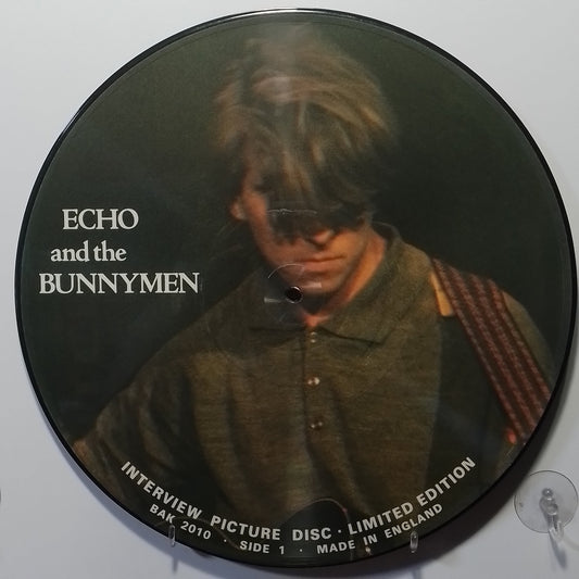 lp Echo & The Bunnymen Interview Picture Disc Limited Edition made inglaterra 1987 rock