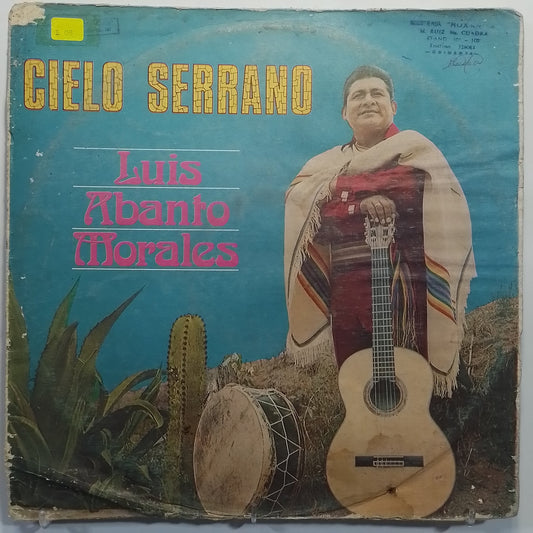 lp Luis Abanto Morales Cielo Serrano made peru 1970 huayno folk