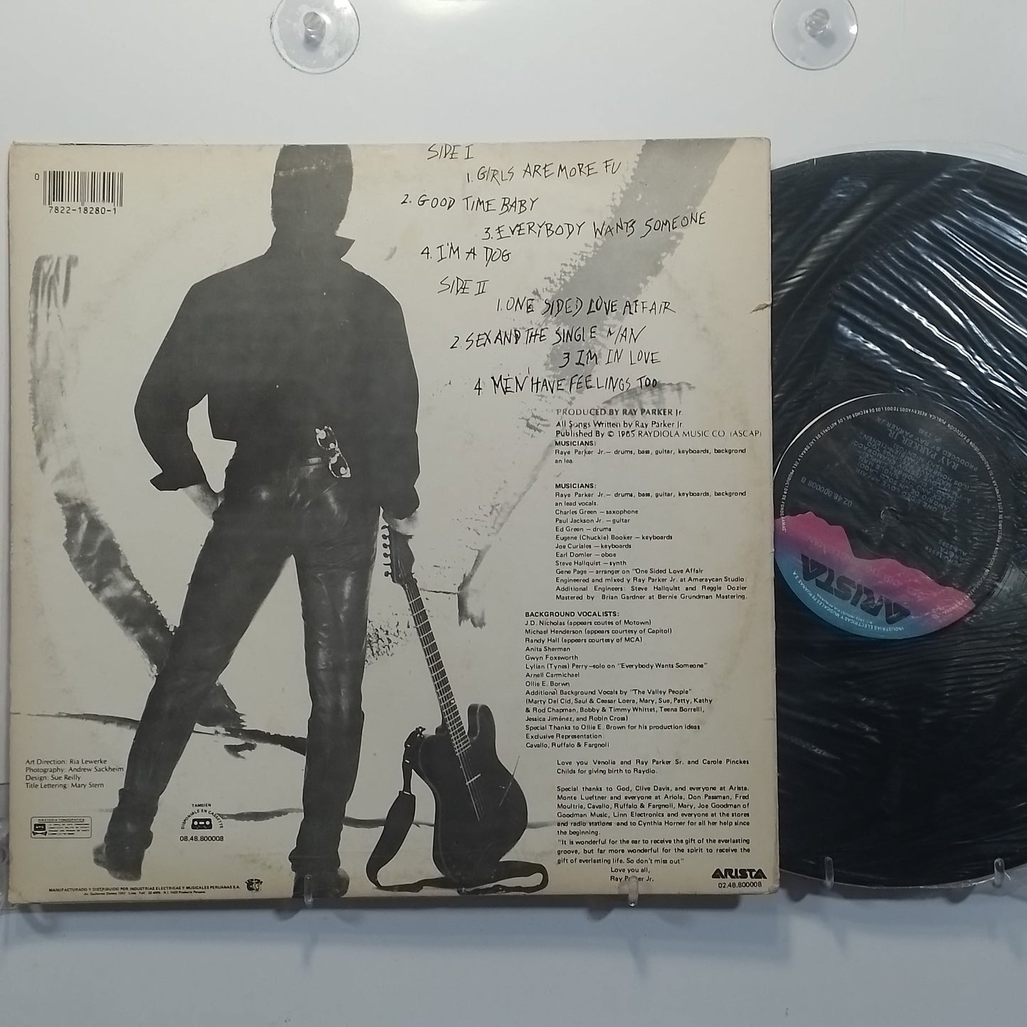 lp Ray Parker Jr Sex And The Single Man made peru 1986 Synth pop Disco
