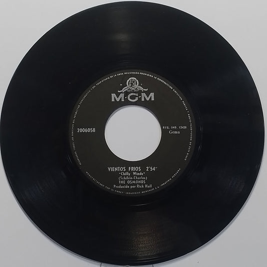 single 7" The Osmonds Double Lovin / Chilly Winds made peru 1971 pop rock