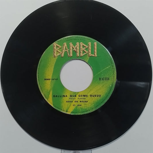 single 7" Otto De Rojas Gallina Que Come Huevo / Poutporri Salsas made Peru 1984 salsa
