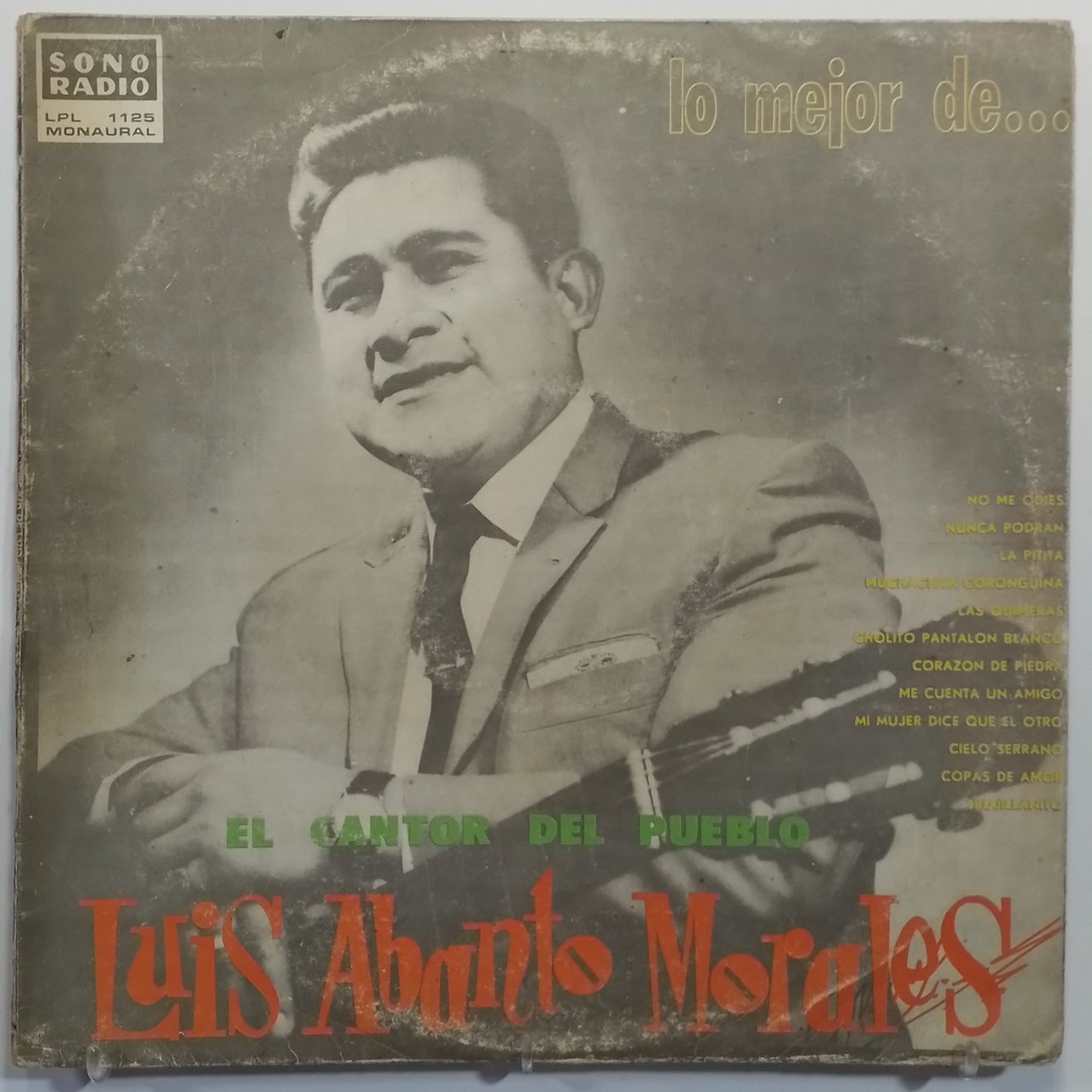 lp Luis Abanto Morales Lo Mejor De Luis Abanto Morales made peru 1980 criollo folk