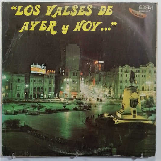 lp Los Valses De Ayer Y Hoy Lucho Barrios El Cholo Berrocal Julio Jaramillo varios made peru 1970 criollo folk