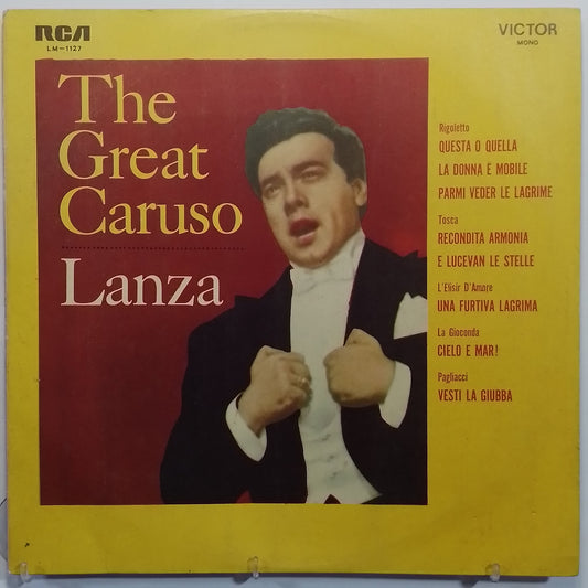 lp Mario Lanza El Gran Caruso made peru 1965 clasico