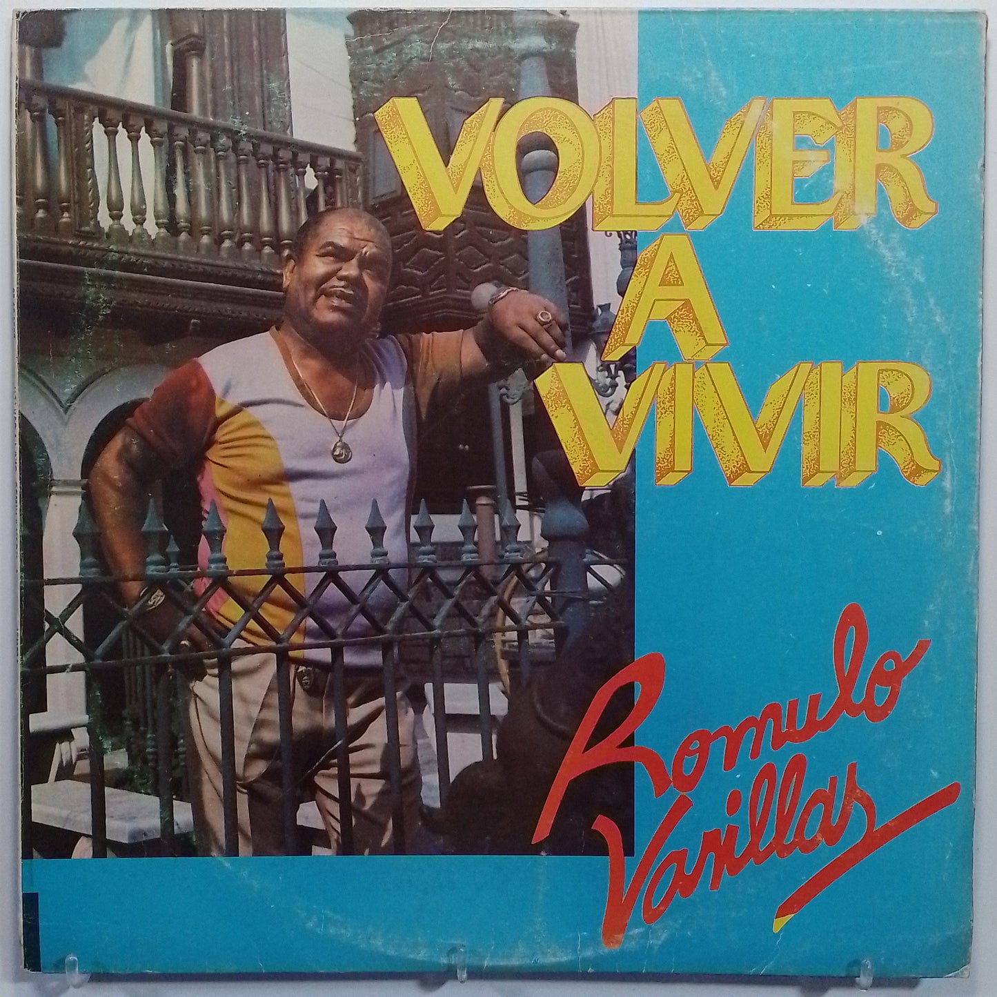 lp Romulo Varillas Volver a Vivir made peru 1988 criollo folk