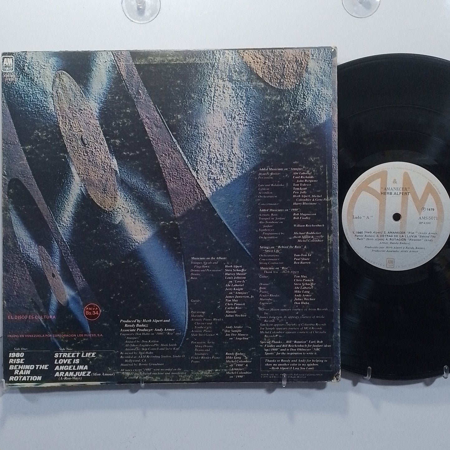 lp Herb Alpert Rise made venezuela 1979 Jazz Funk Soul