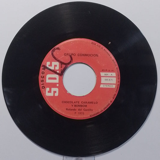 single 7" Grupo Conmocion Chocolate Caramelo Y Bombom / Que Vamos A Hacer made Peru 1976 latin rock
