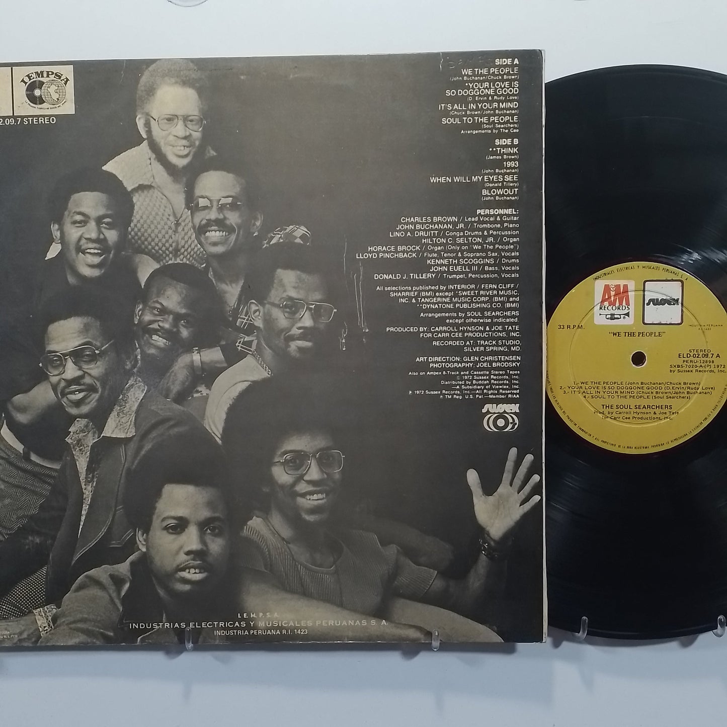 lp The Soul Searchers We The People made peru 1972 funk soul