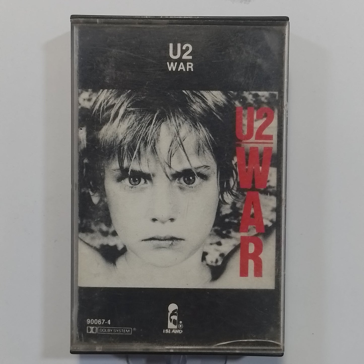 cassette U2 War made usa 1983 rock