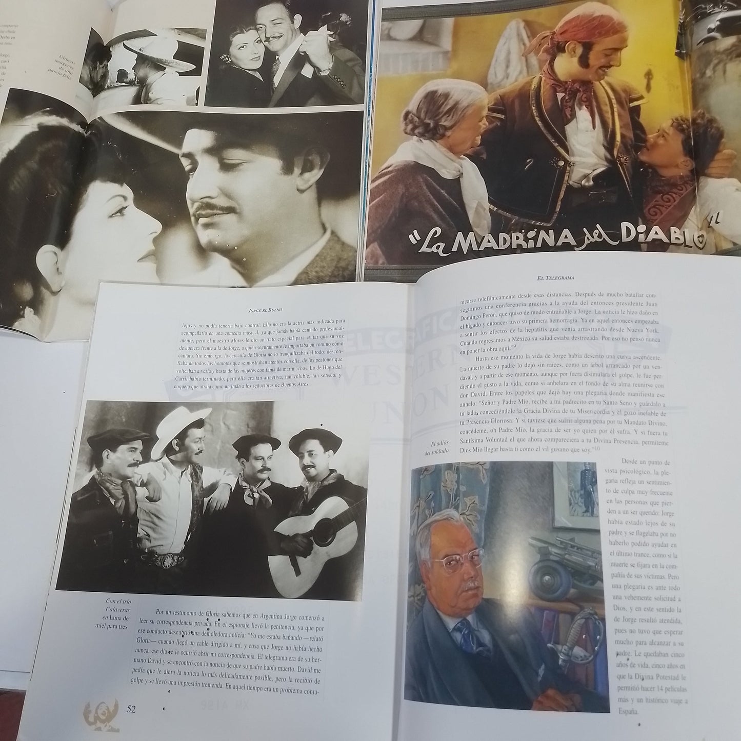 x3 libro Jorge el Bueno La Vida de Jorge Negrete serie 3 gallos made mexico 1993 biografia