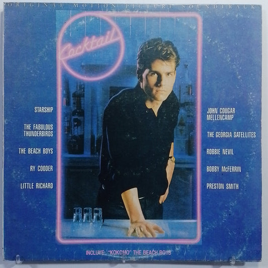 lp Cocktail Original Motion Picture Soundtrack Starship The Beach Boys Little Richard varios made peru 1988 soundtrack