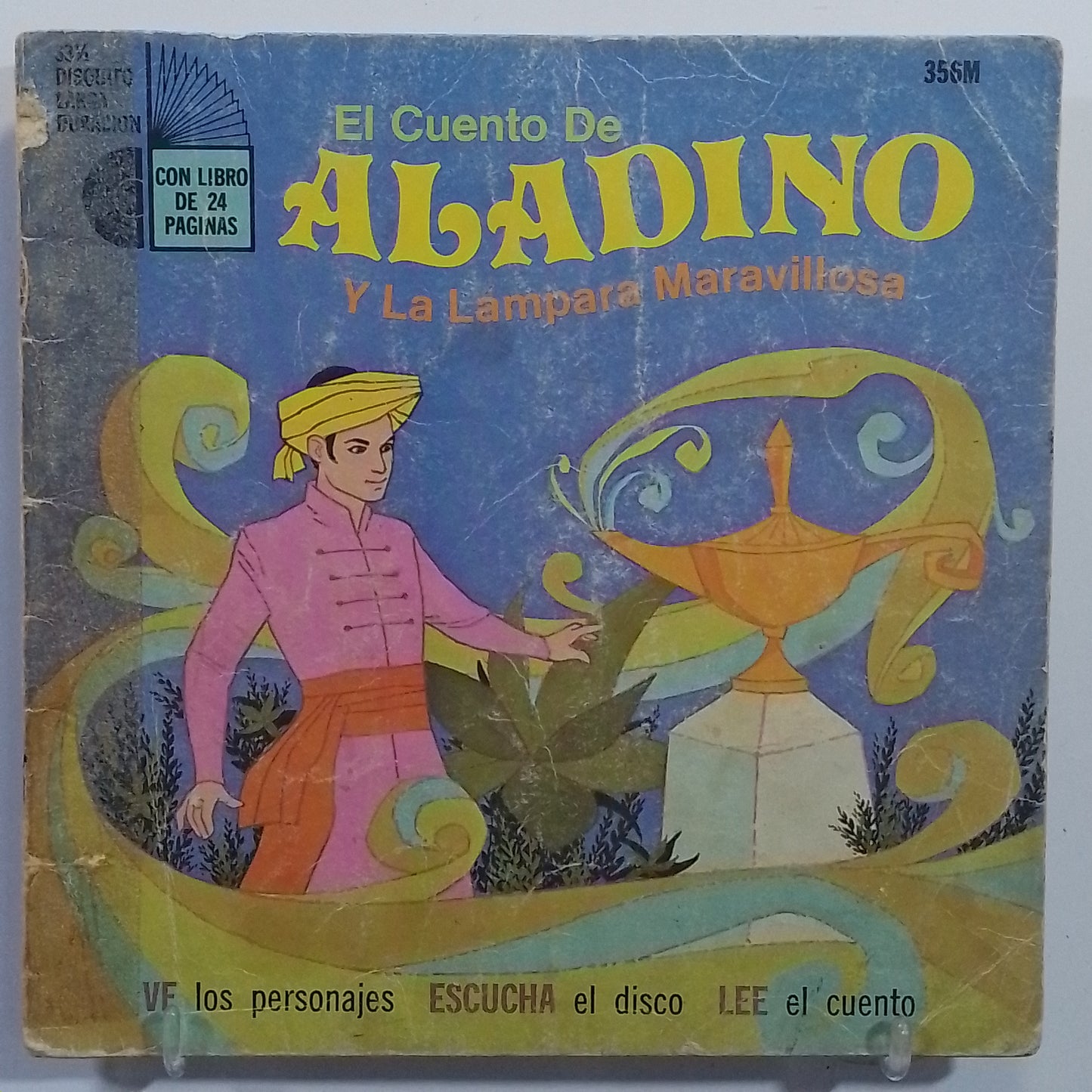 single 7" aladino Walt Disney presenta aladino made Peru 1973 infantil