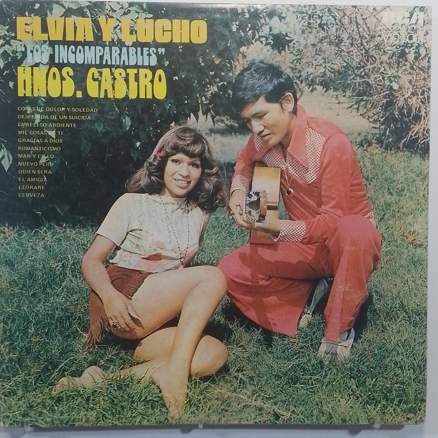 lp los hermanos castro elvia y lucho made peru 1976 latin bolero