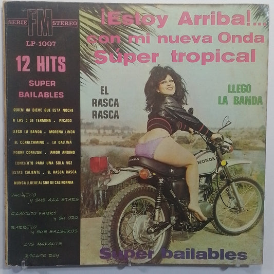 lp Estoy Arriba Con Mi Nueva Onda Super Tropical pacheco y sus all stars claudio fabri barreto y sus salseros varios made peru 1982 boogaloo salsa