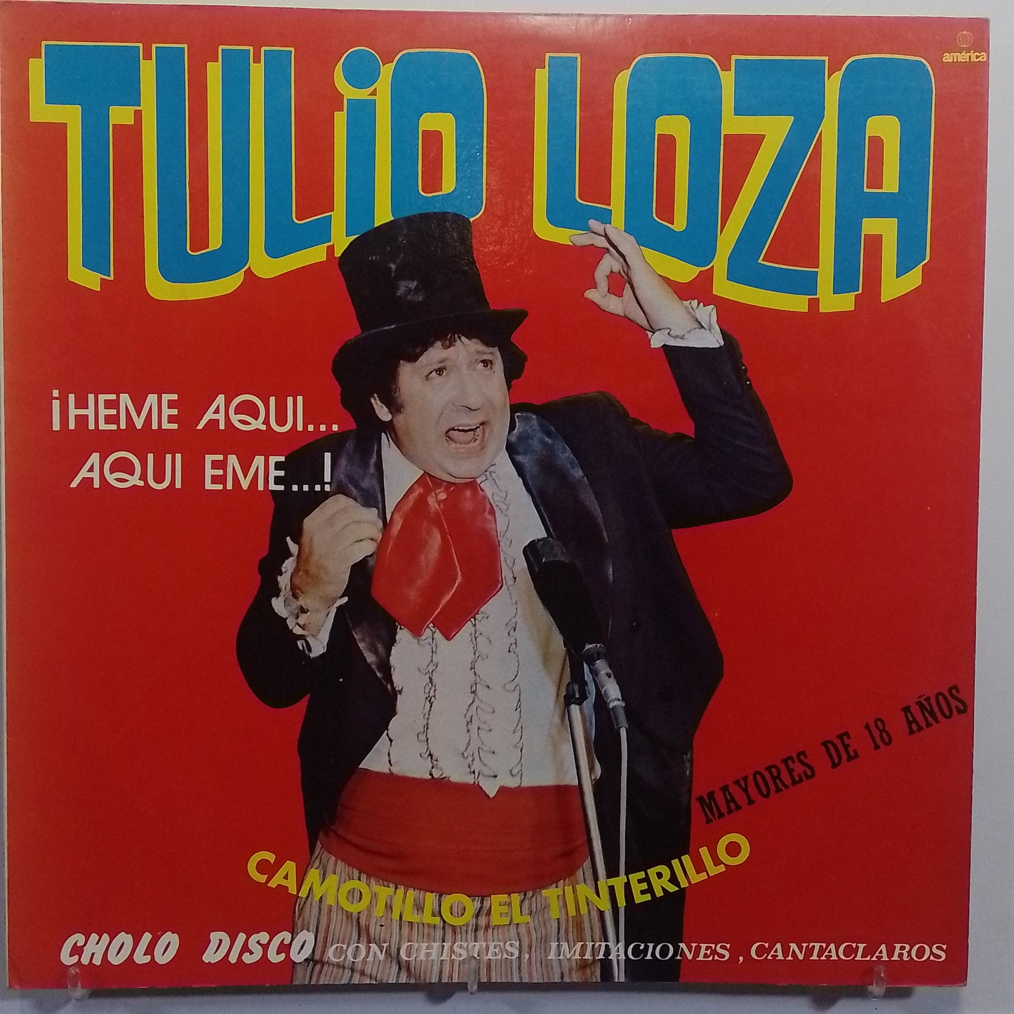lp Tulio Loza Heme Aqui Aqui Eme made peru 1981 comedia