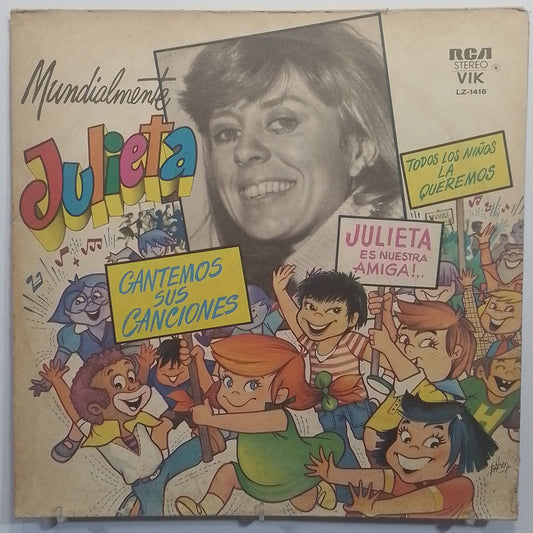lp Julieta Magaña Mundialmente made argentina 1977 promocional infantil