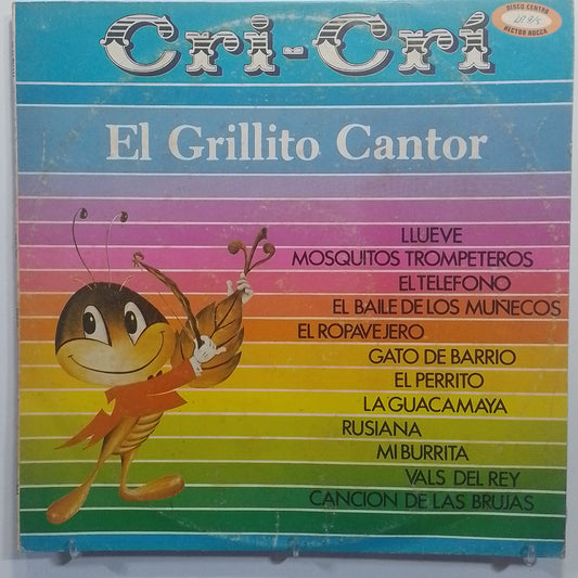 lp cri cri el grillo cantor made peru 1985 infantil