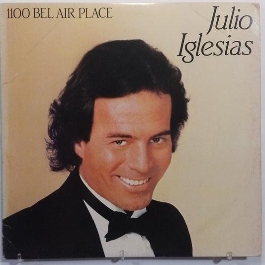 lp Julio Iglesias 1100 Bel Air Place made usa 1984 con insert latin balada