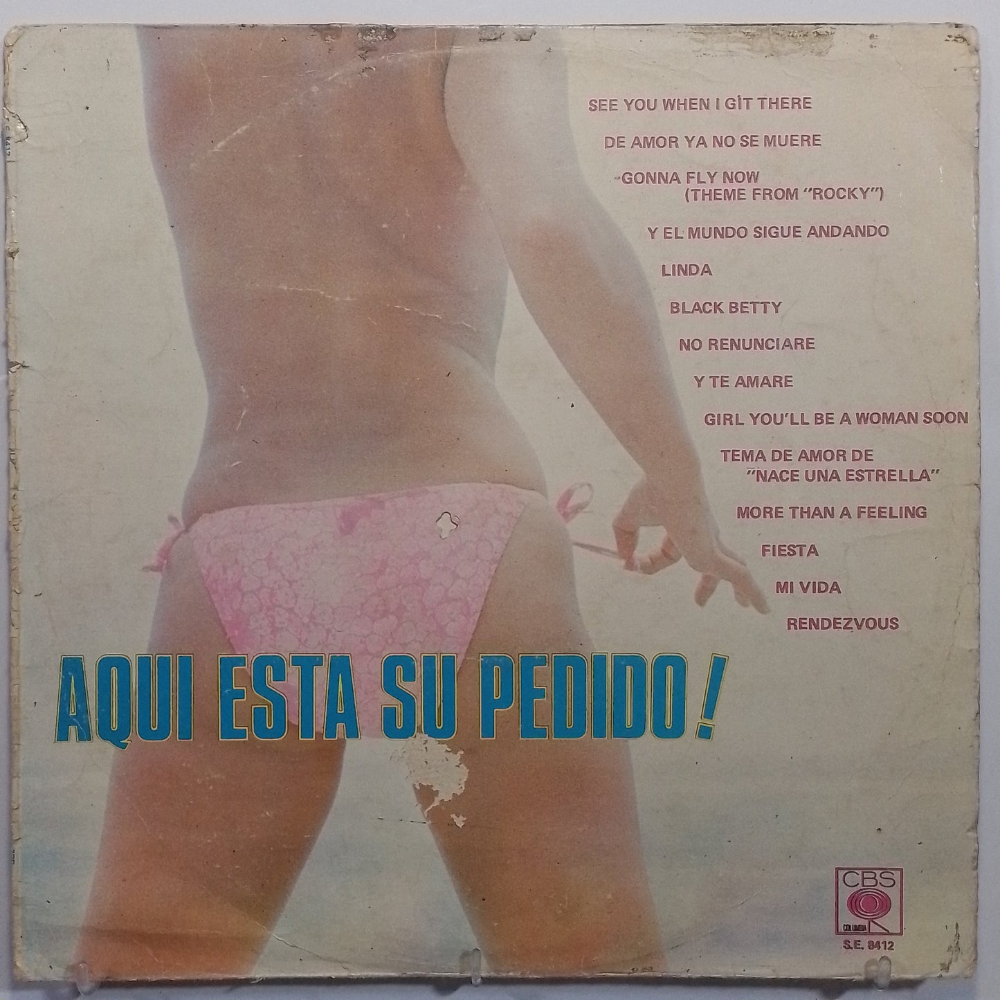 lp aqui esta su pedido ram jam boston lou rawls rocky varios made peru 1977 rock